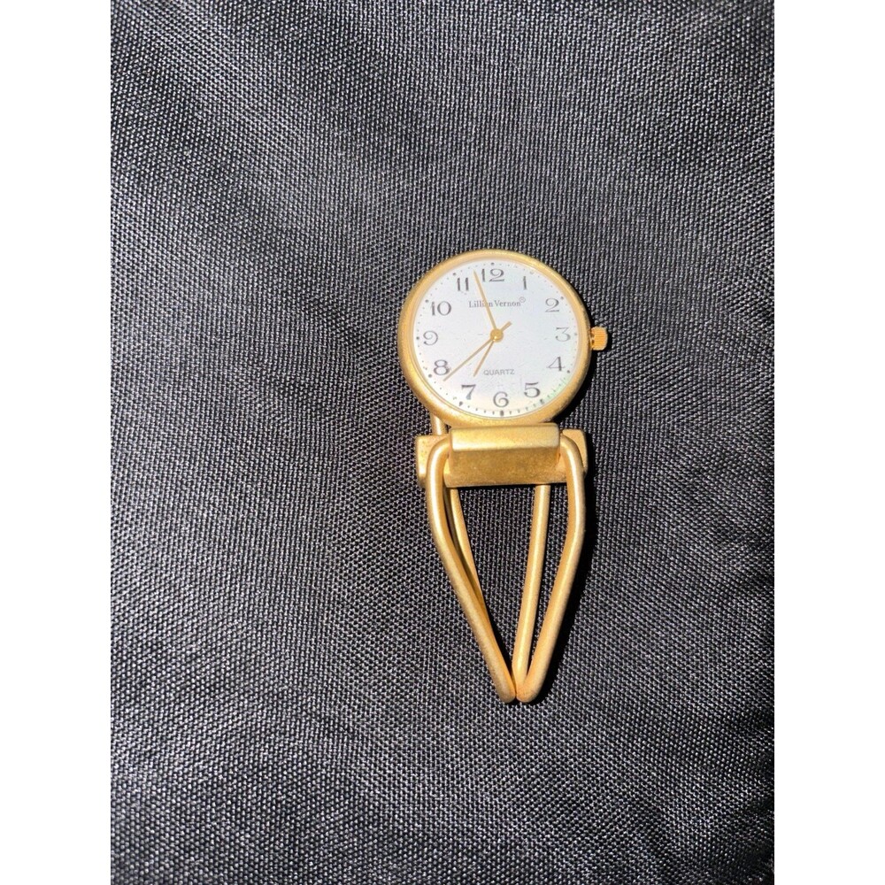 Lillian Vernon Gold Tone Watch Clip